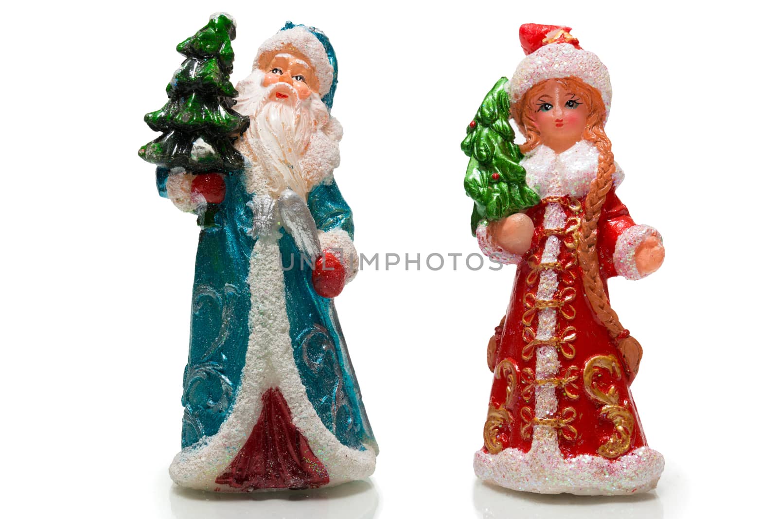 Santa Claus and Snow Maiden by AlexBush