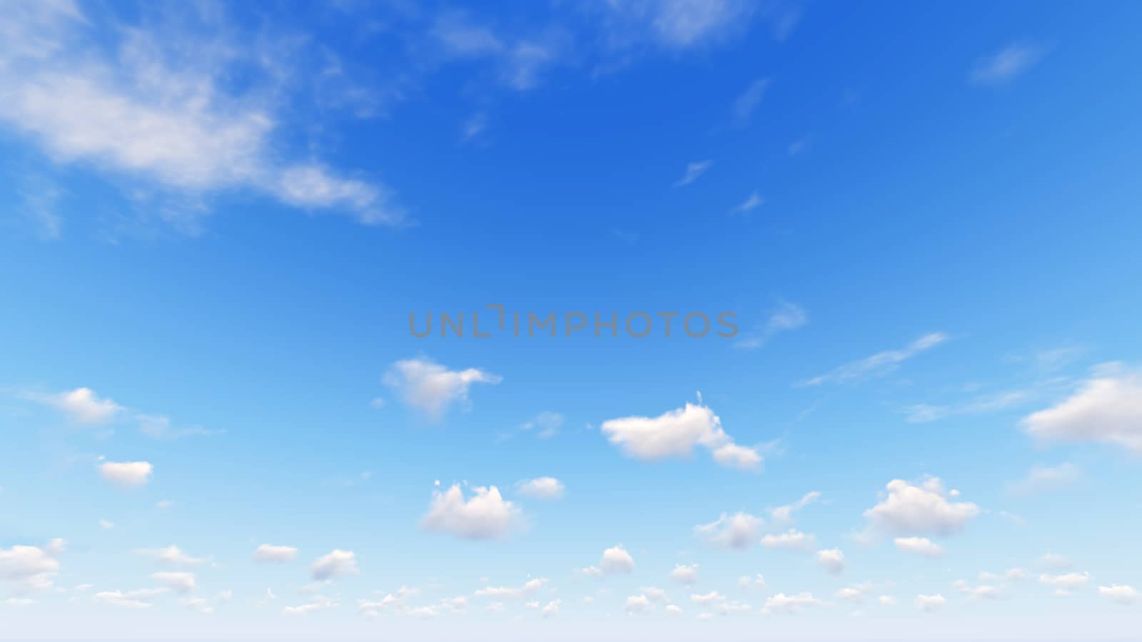 Cloudy blue sky abstract background, blue sky background with tiny clouds, 3d rendering

