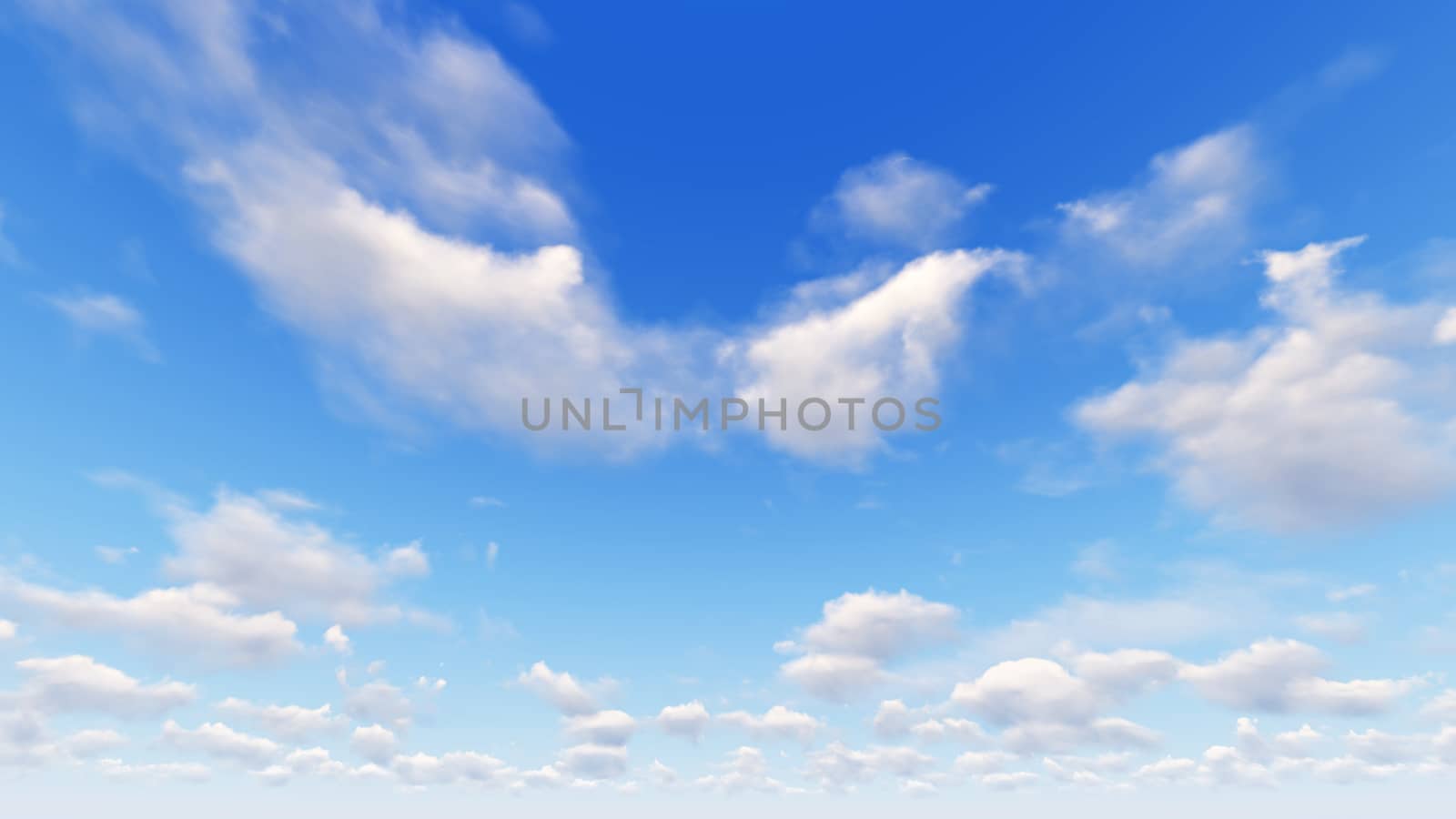 Cloudy blue sky abstract background, blue sky background with tiny clouds, 3d rendering

