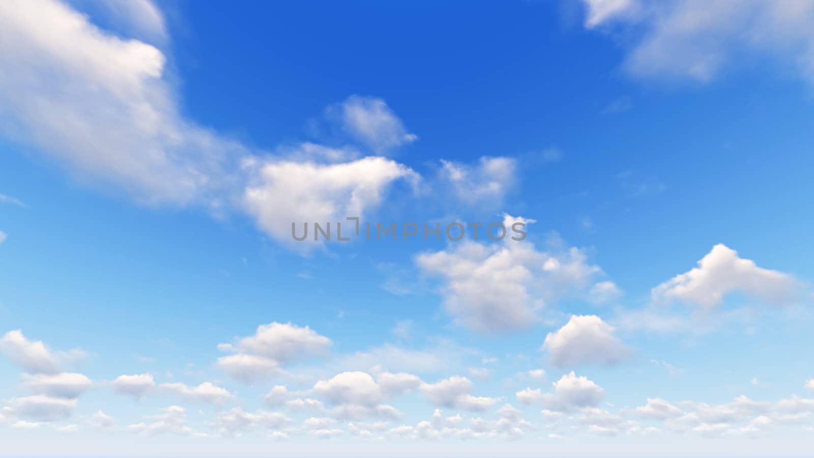 Cloudy blue sky abstract background, blue sky background with tiny clouds, 3d rendering

