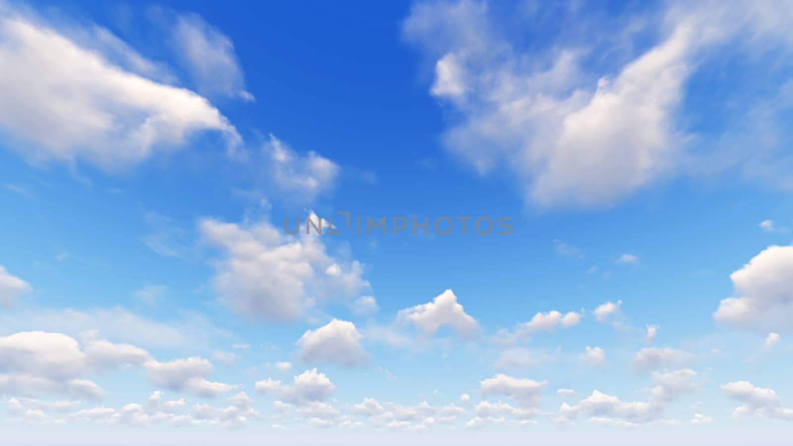 Cloudy blue sky abstract background, blue sky background with tiny clouds, 3d rendering

