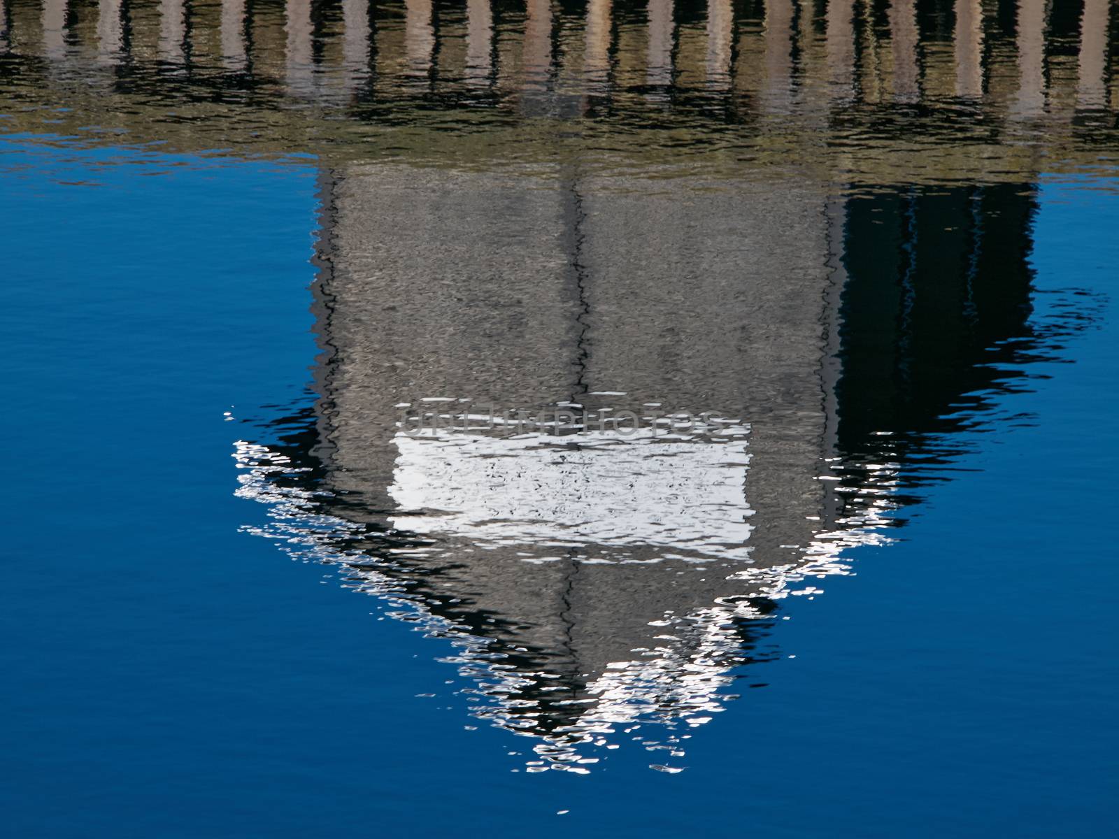 Blue water ripples waves nature abstract background