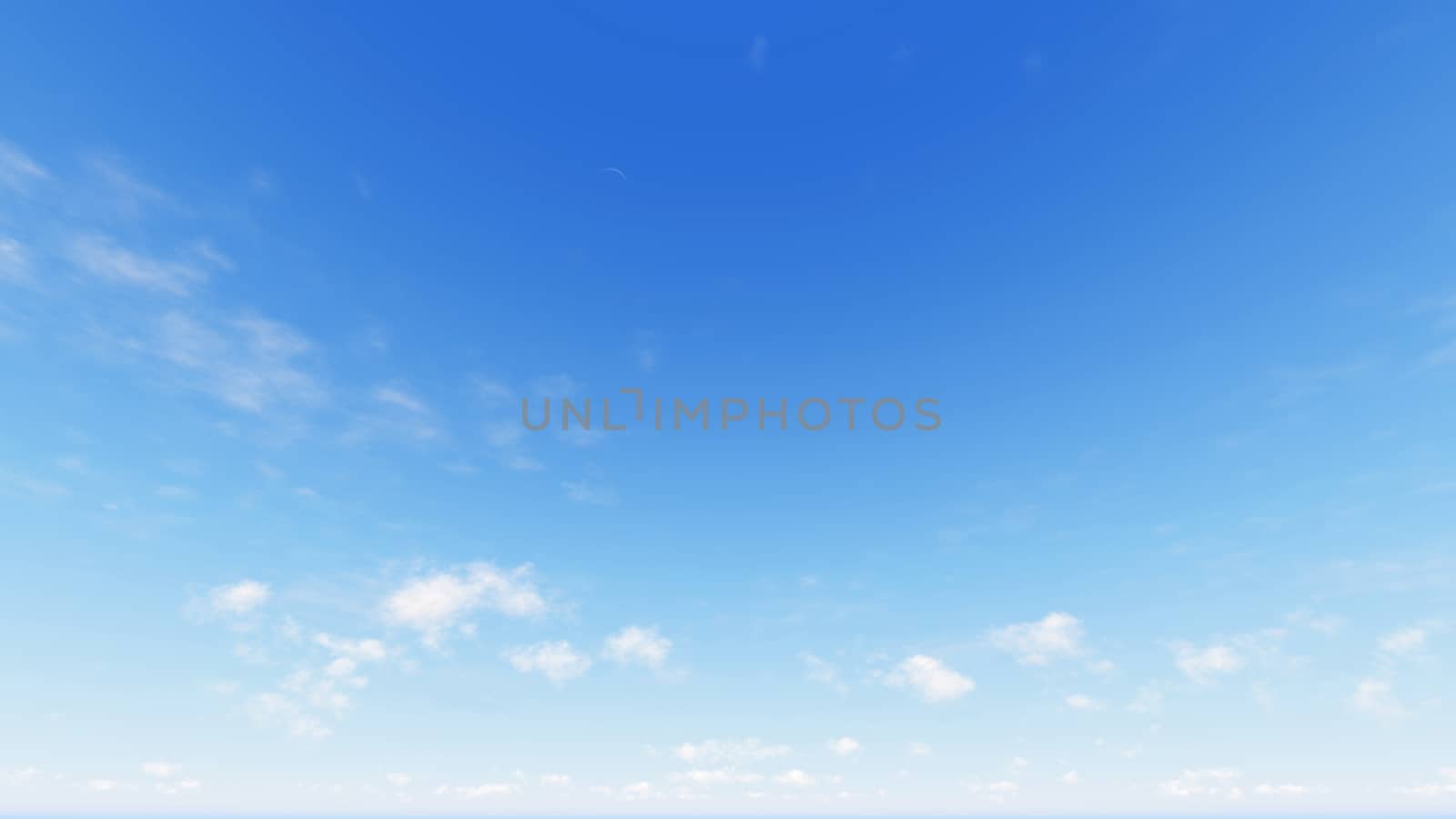 Cloudy blue sky abstract background, blue sky background with tiny clouds, 3d rendering

