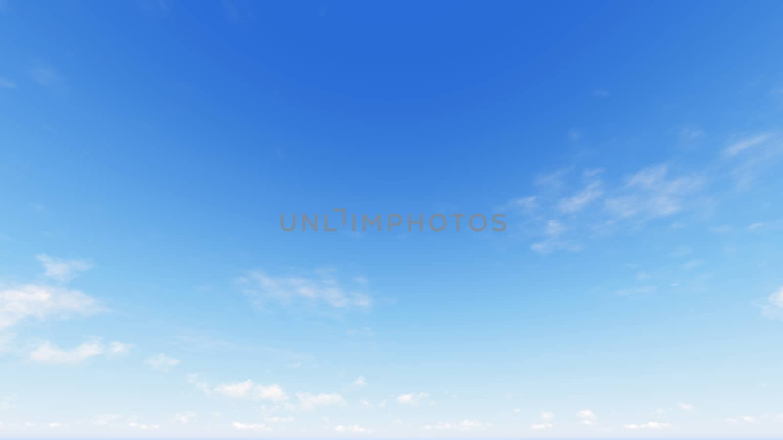 Cloudy blue sky abstract background, blue sky background with tiny clouds, 3d rendering

