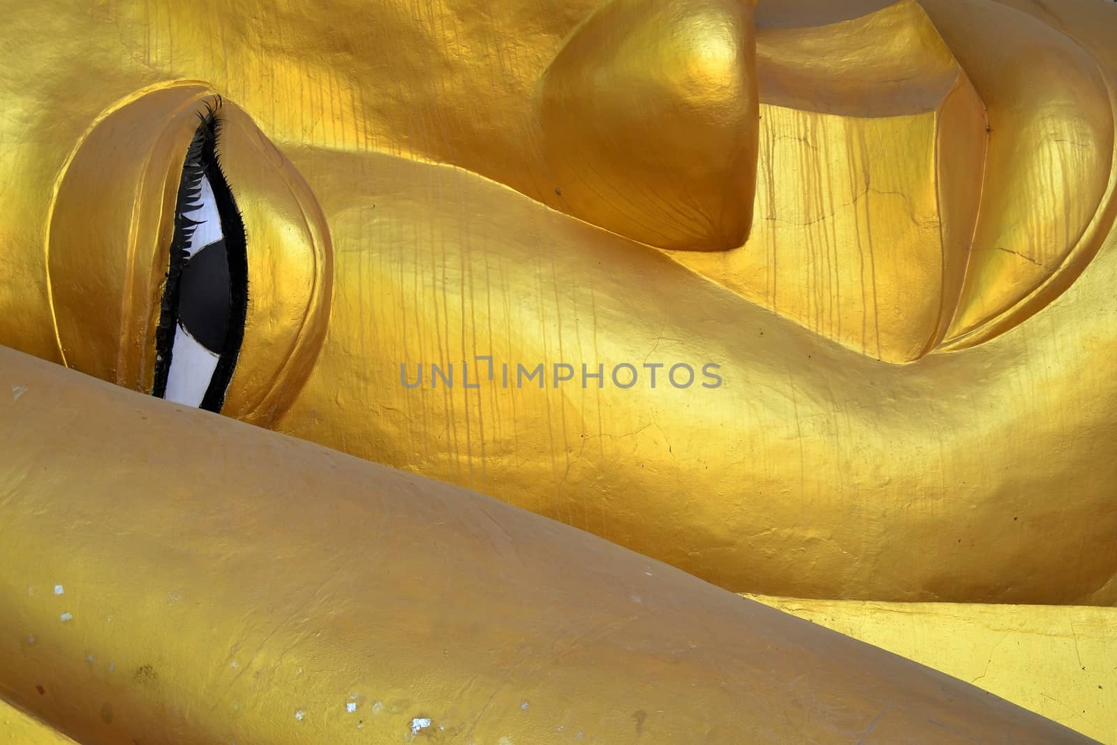 Buddha face in Asia Thailand.