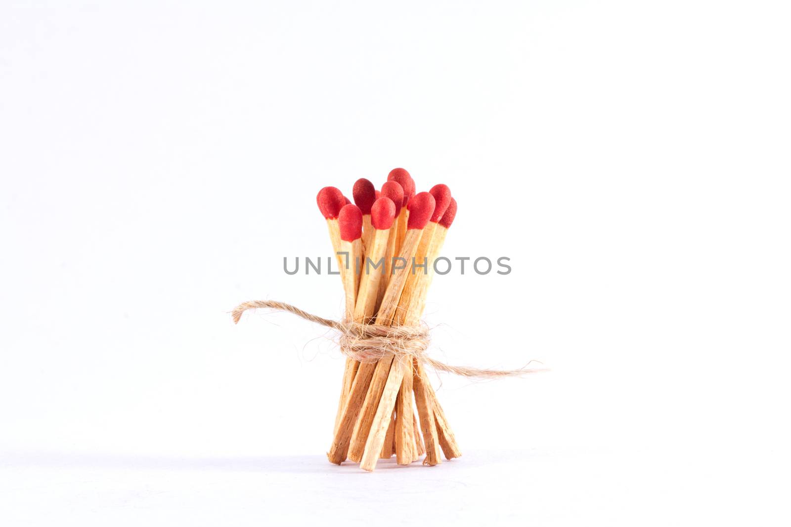 matches on white background 