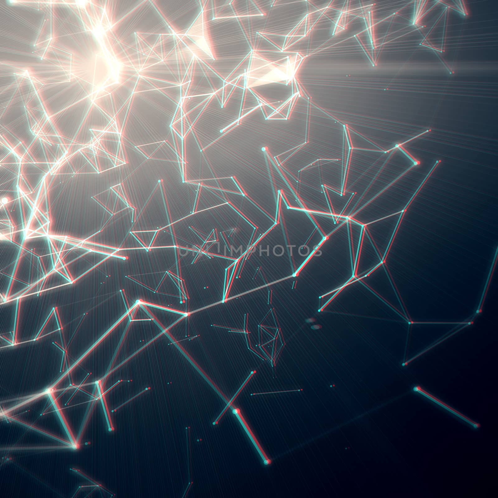 Abstract network connection background by sermax55