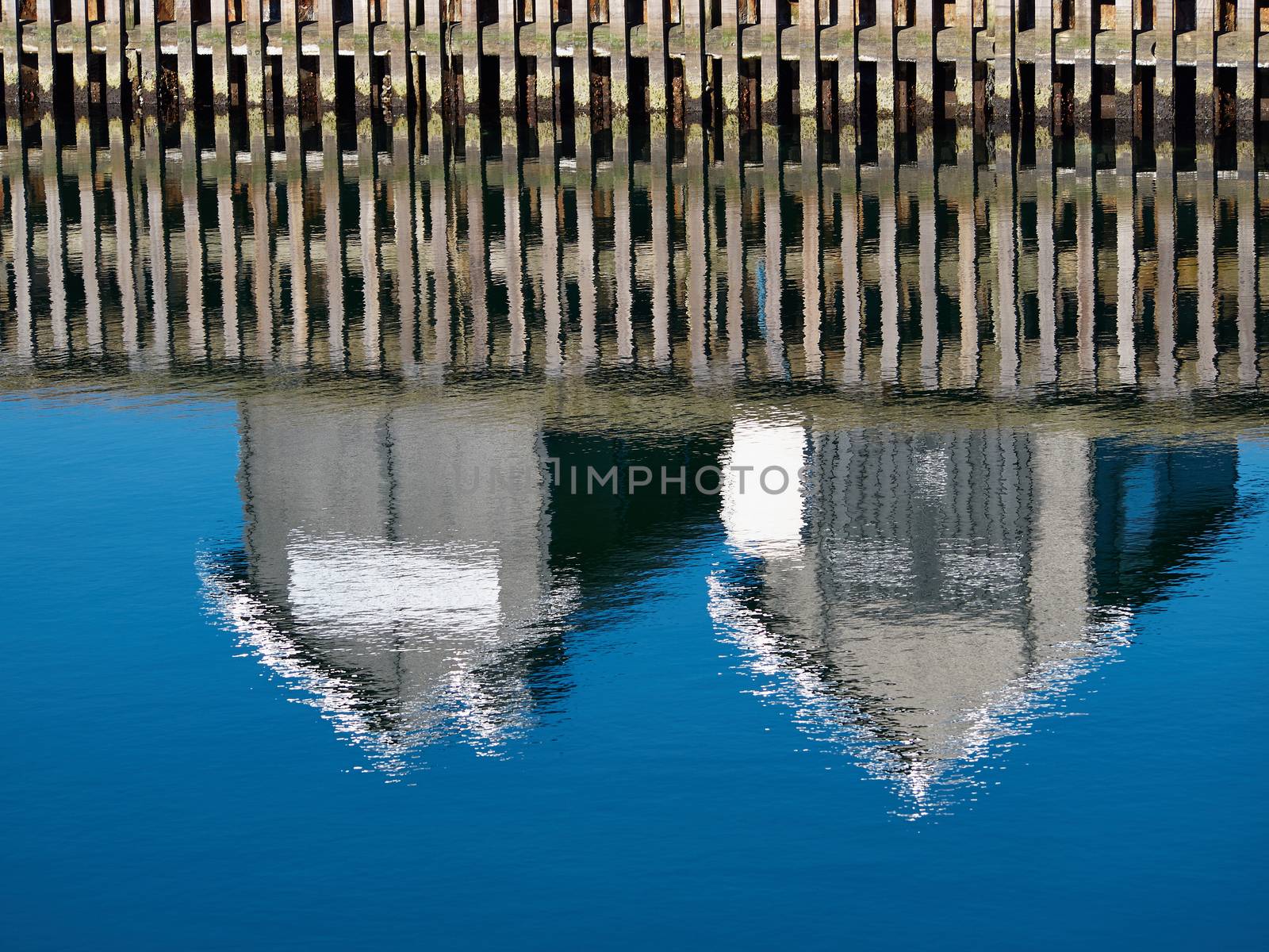 Blue water ripples waves nature abstract background