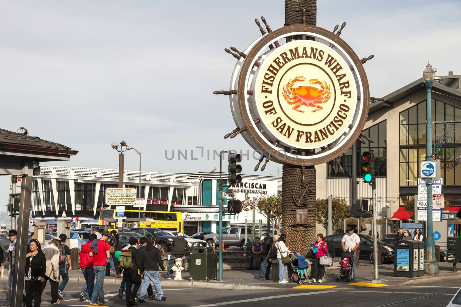 San Francisco, USA - Fishermans Wharf of San Francisco by hanusst