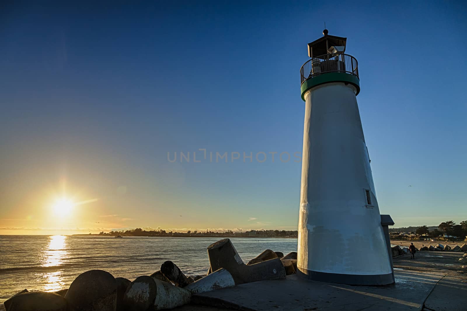 Lighthouse Walton on Santa Cruz Shore by hanusst