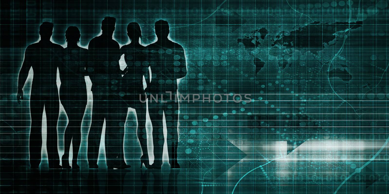 Business Growth and Growing Company Sales as Concept
