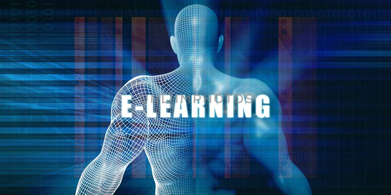 E-learning as a Futuristic Concept Abstract Background