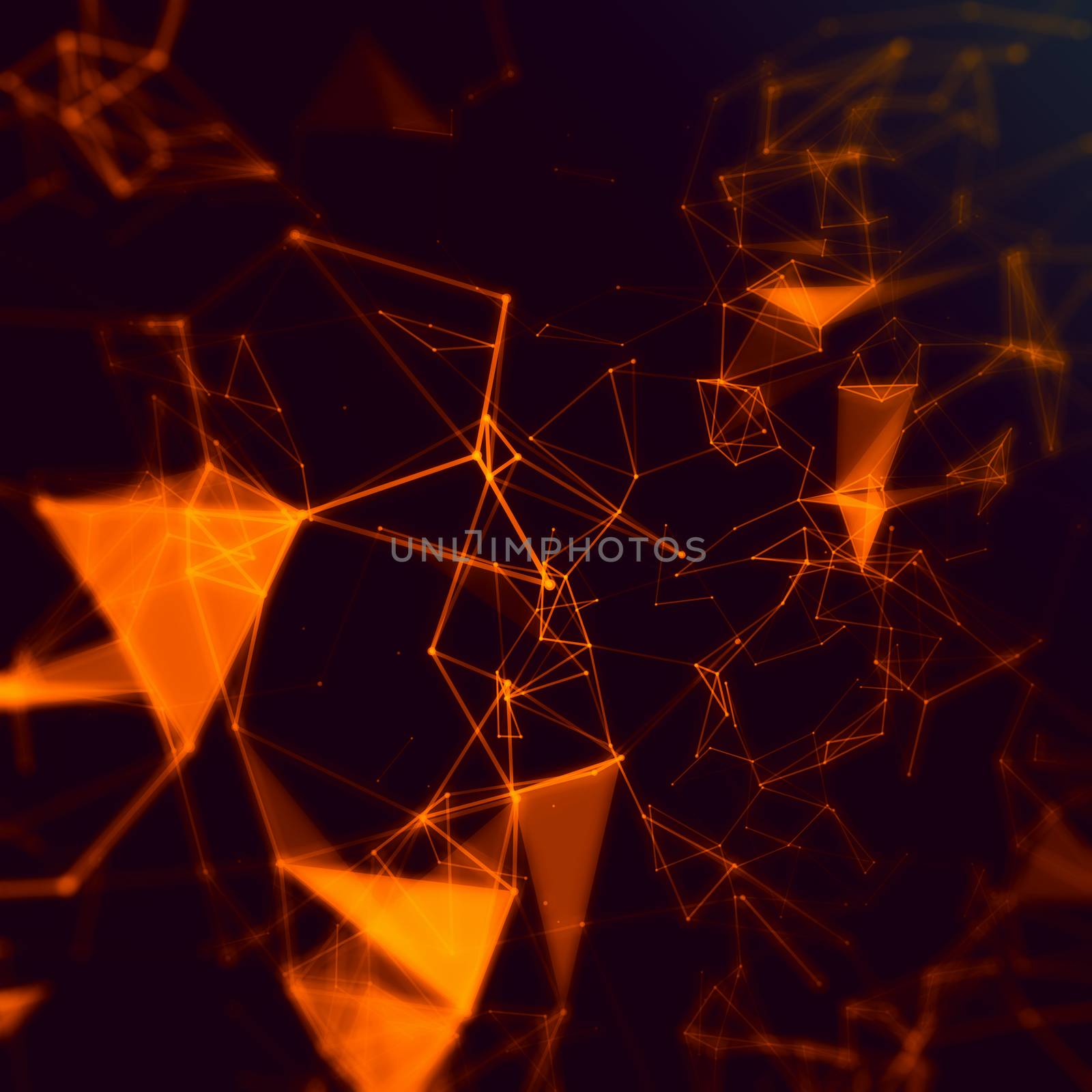 Abstract network connection background by sermax55