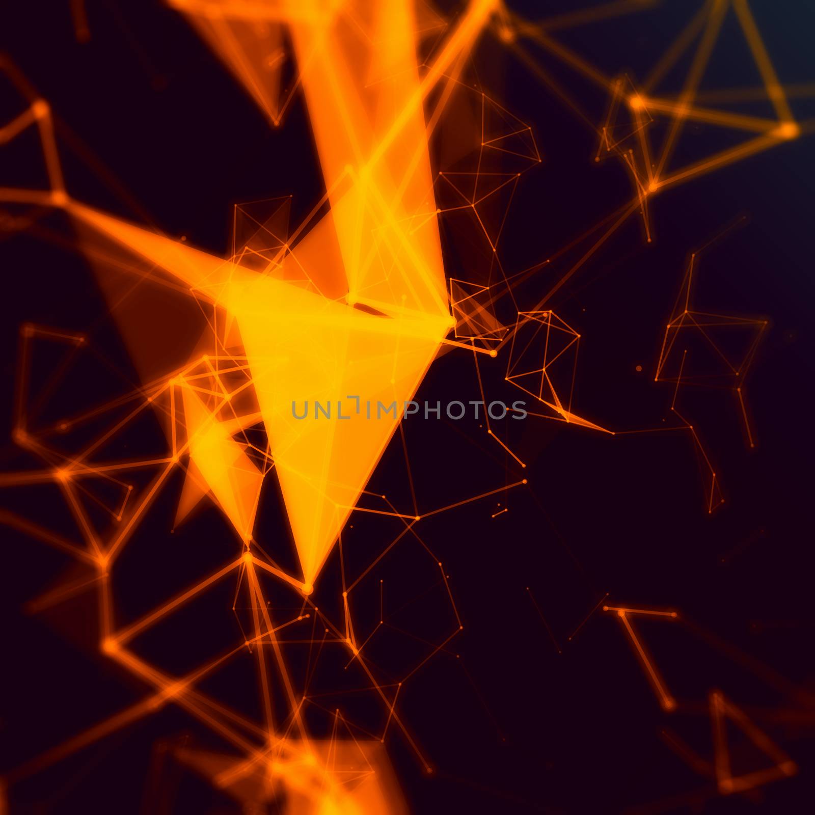 Abstract network connection background by sermax55