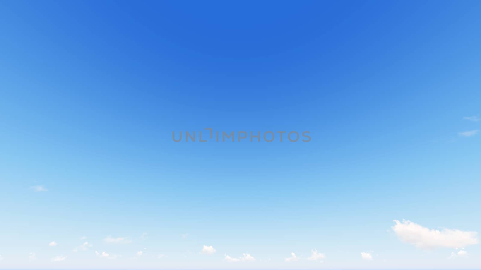 Cloudy blue sky abstract background, blue sky background with tiny clouds, 3d rendering

