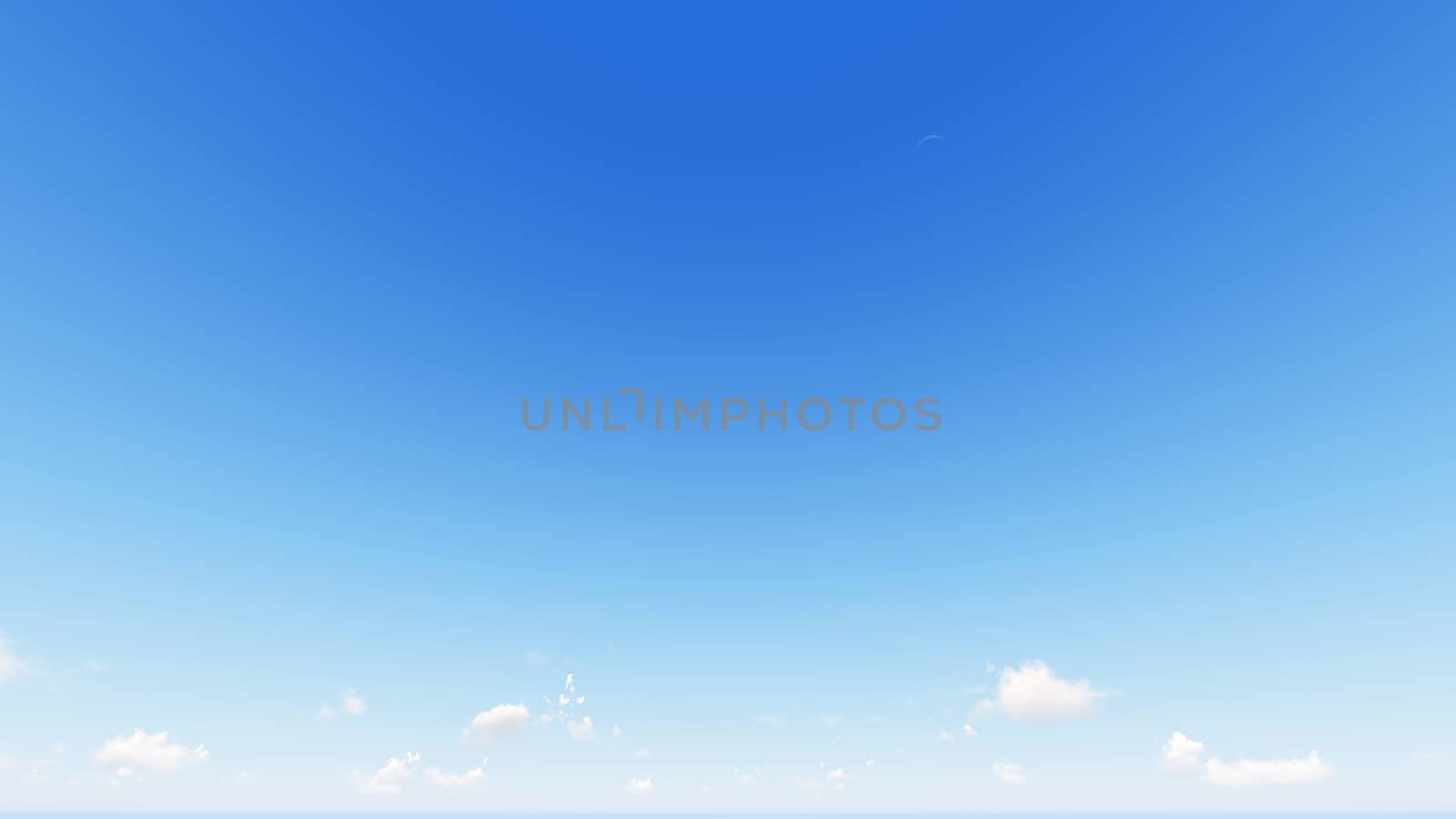 Cloudy blue sky abstract background, blue sky background with tiny clouds, 3d rendering

