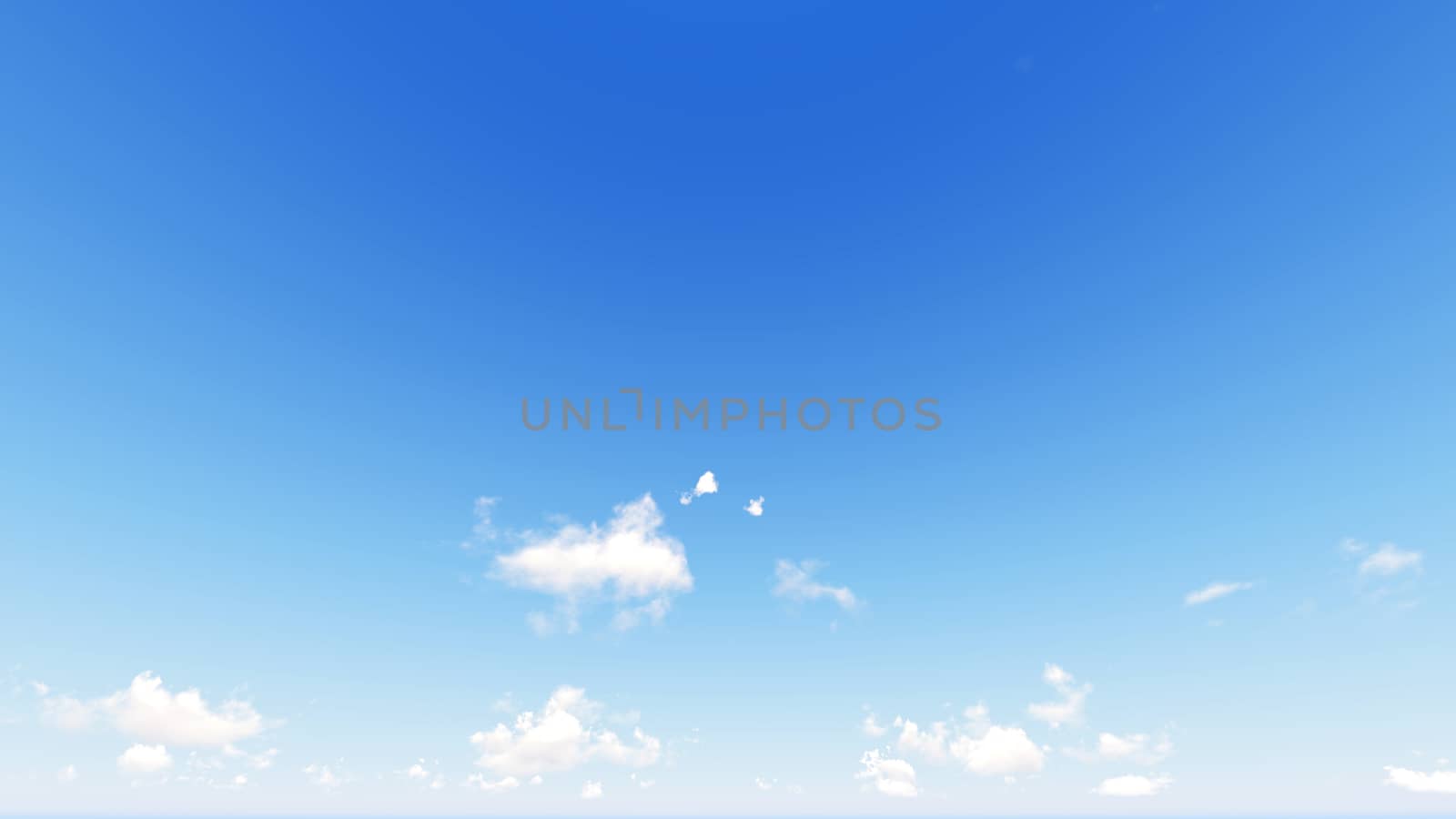 Cloudy blue sky abstract background, blue sky background with tiny clouds, 3d rendering

