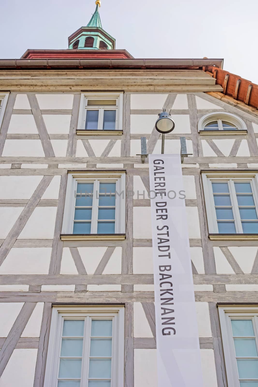 Backnang, Germany - April 2, 2016: Art gallery of the city of Backnang (Galerie der Stadt Backnang). It hosts different exhibitions each year with oeuvres from regional and national artists.