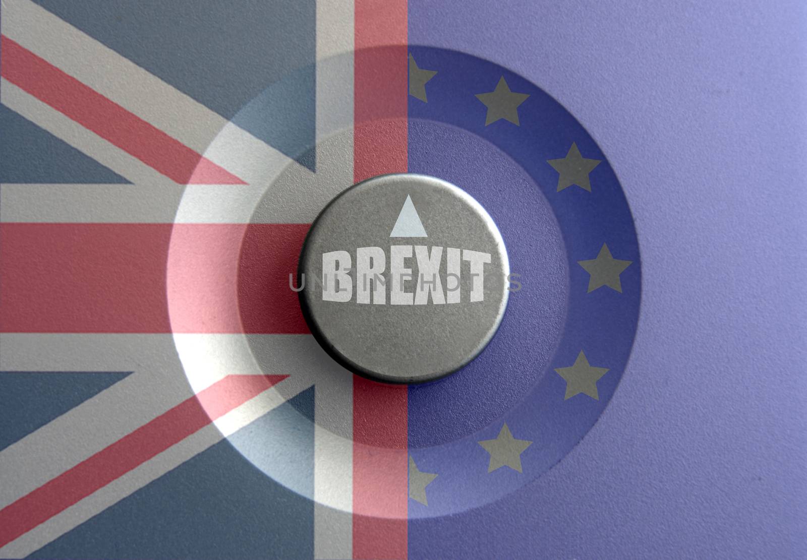 Brexit dial concept  by unikpix