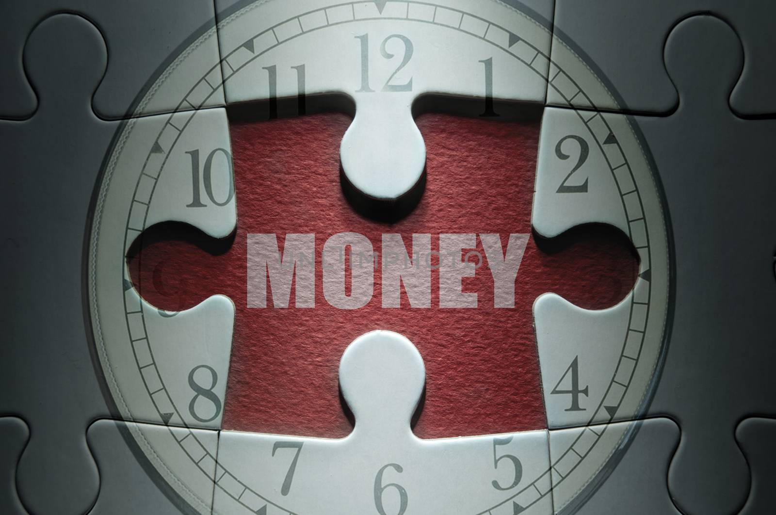 Time is money puzzle  by unikpix