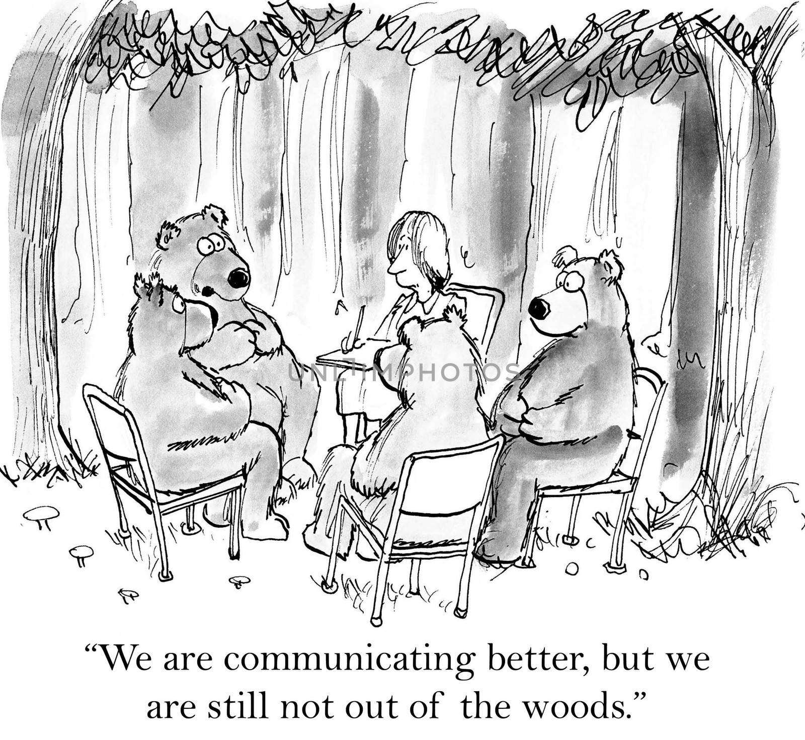 "We are communicating better, but we are still not out of the woods."