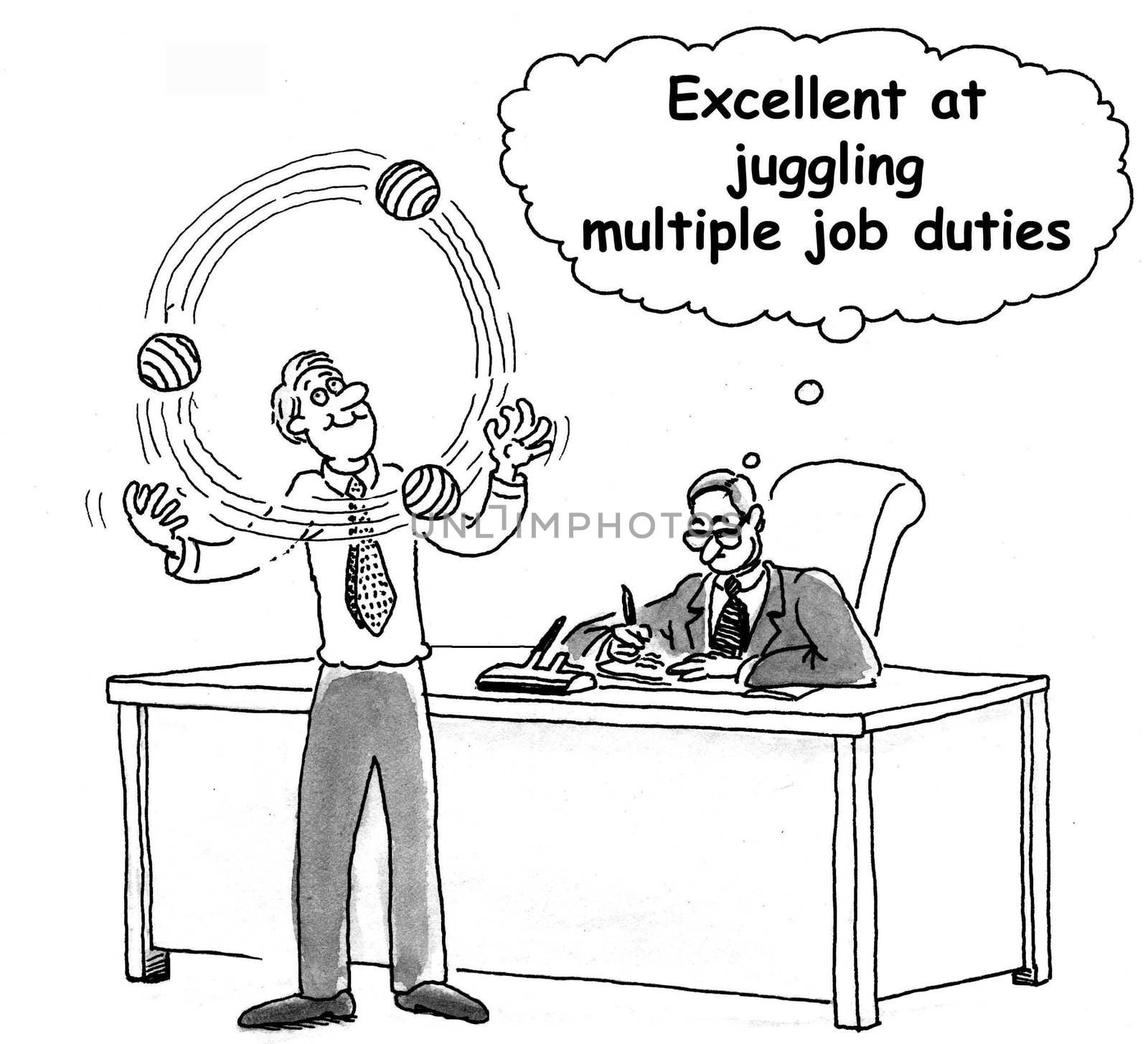 Job juggling by exec juggler is excellent by andrewgenn