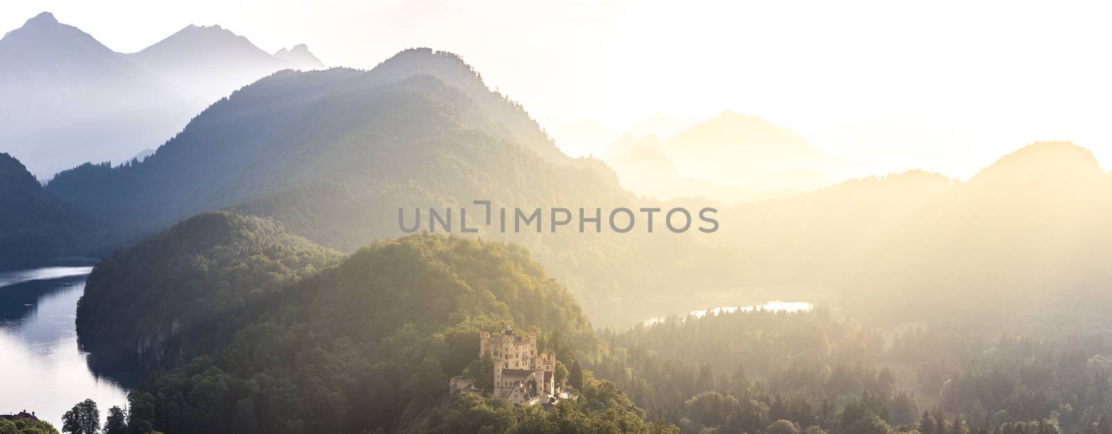 Hohenschwangau castle at Fussen Bavaria, Germany by vichie81