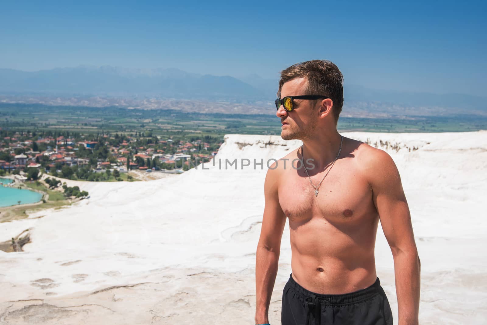 Portrait of man in Pammukale by rusak