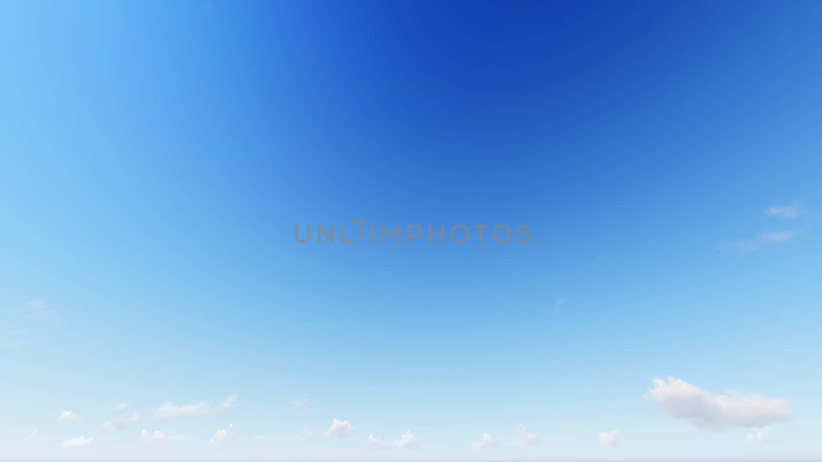 Cloudy blue sky abstract background, blue sky background with tiny clouds, 3d rendering

