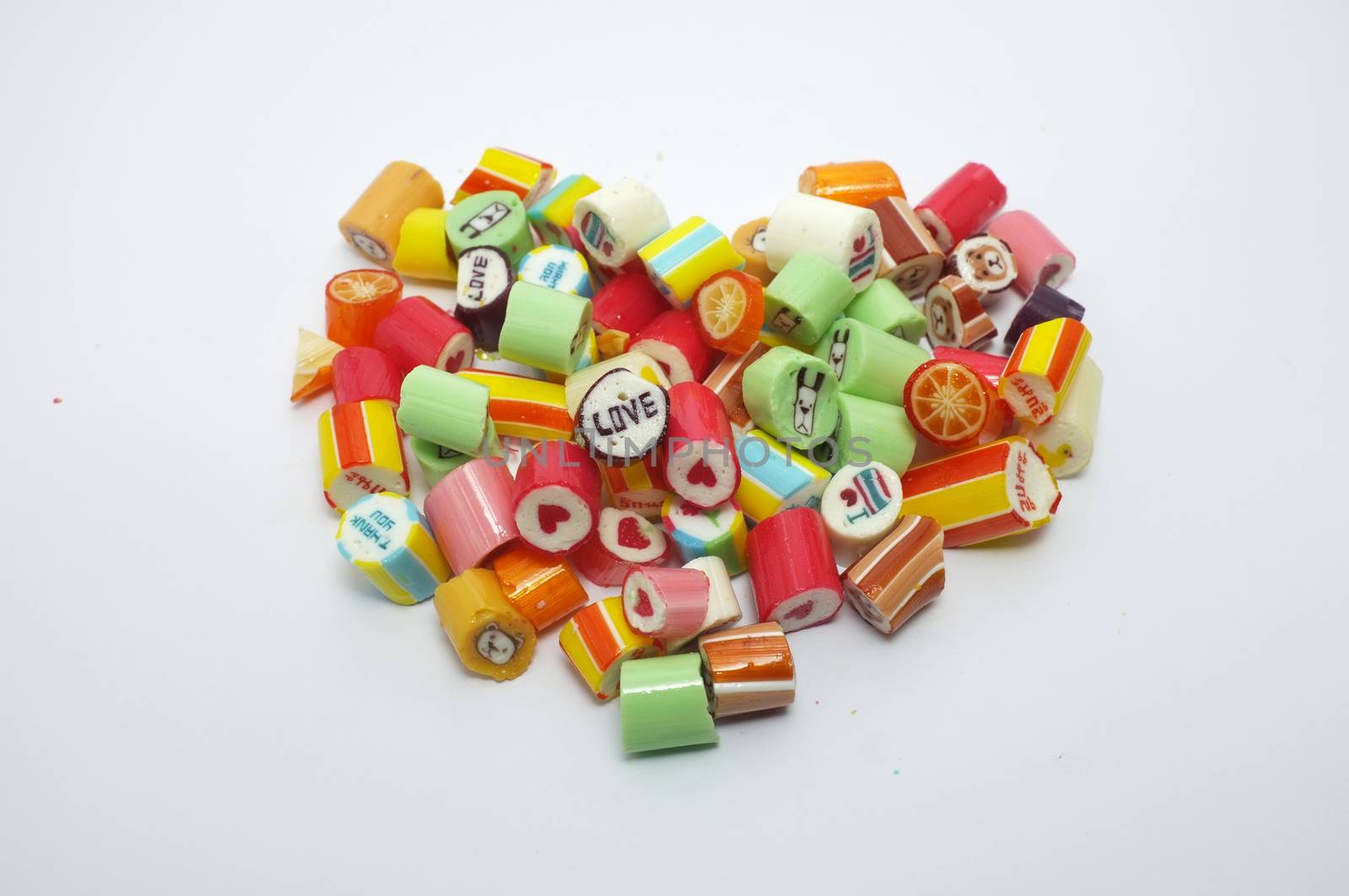 Colorful assorted candies