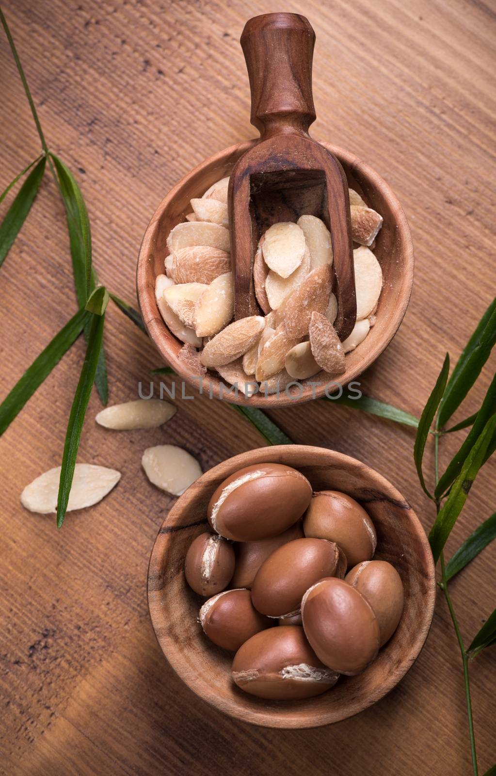 Composition of argan fruits and  seeds used for  skin care
