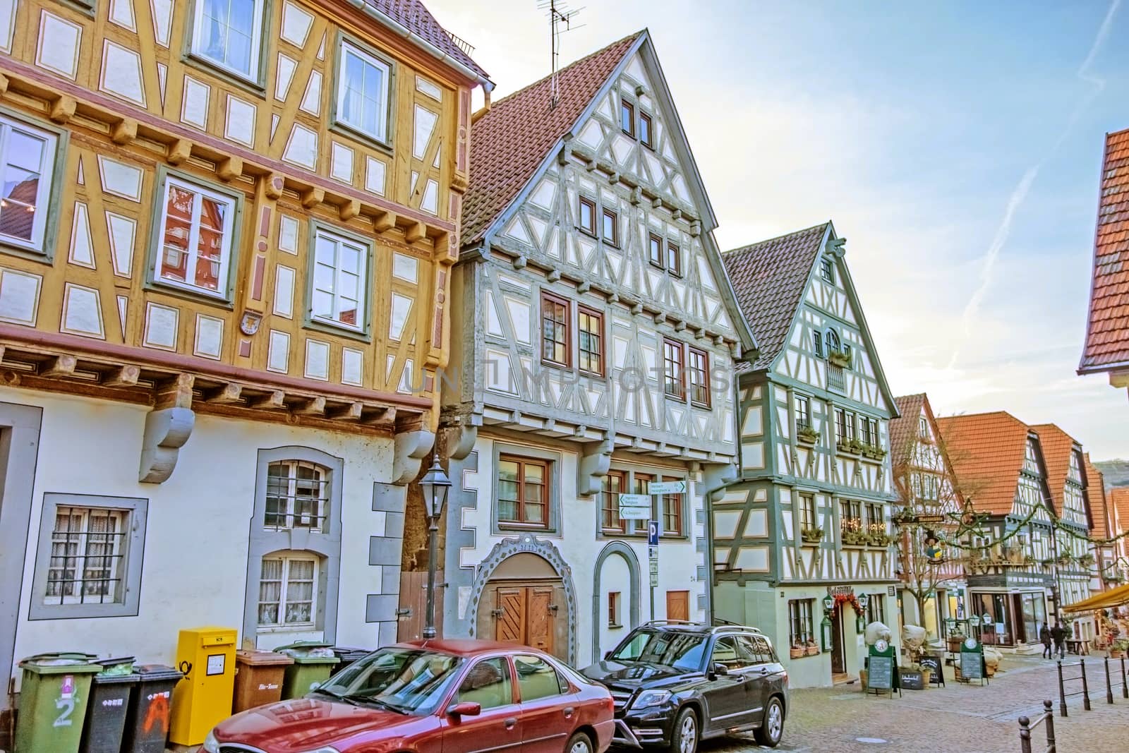 Pedestrian area of Besigheim, Germany by aldorado