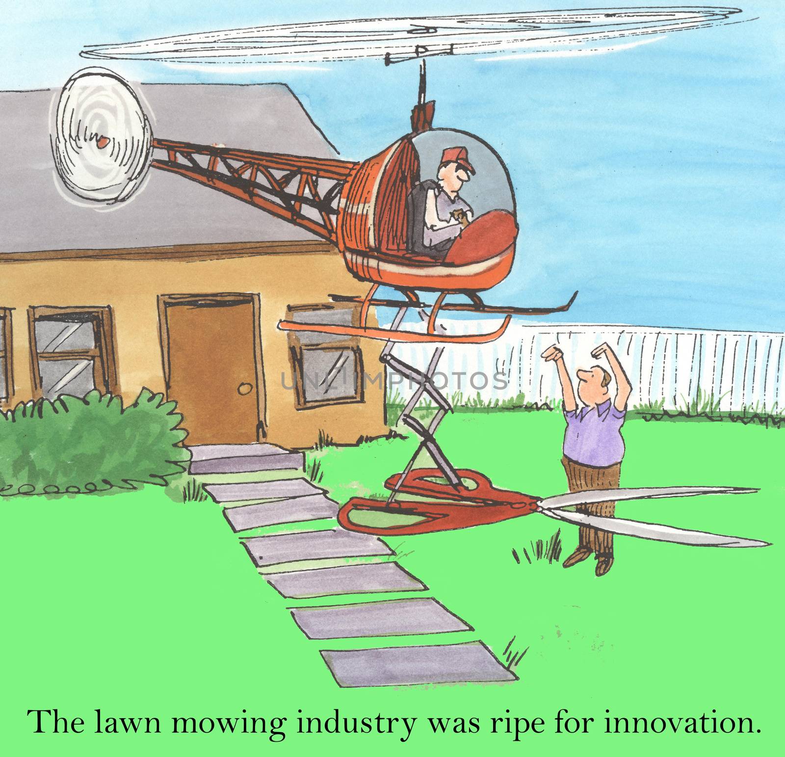The lawn mowing industry was ripe for innovation.