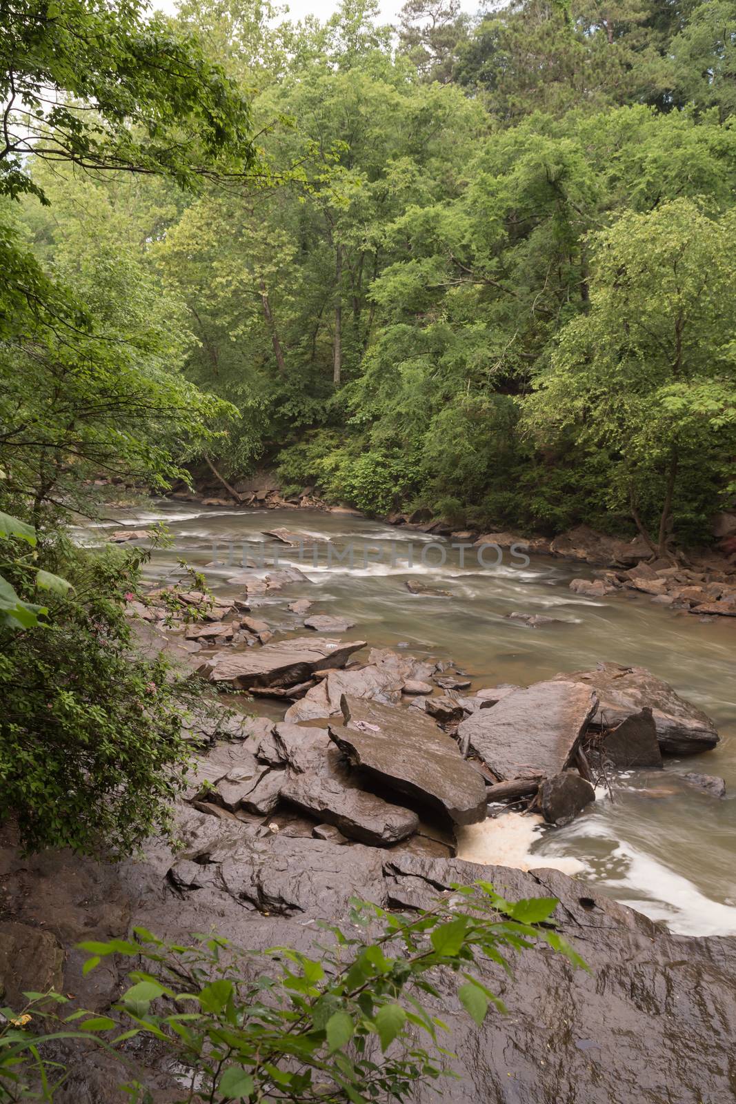 Waterfall at mill dam