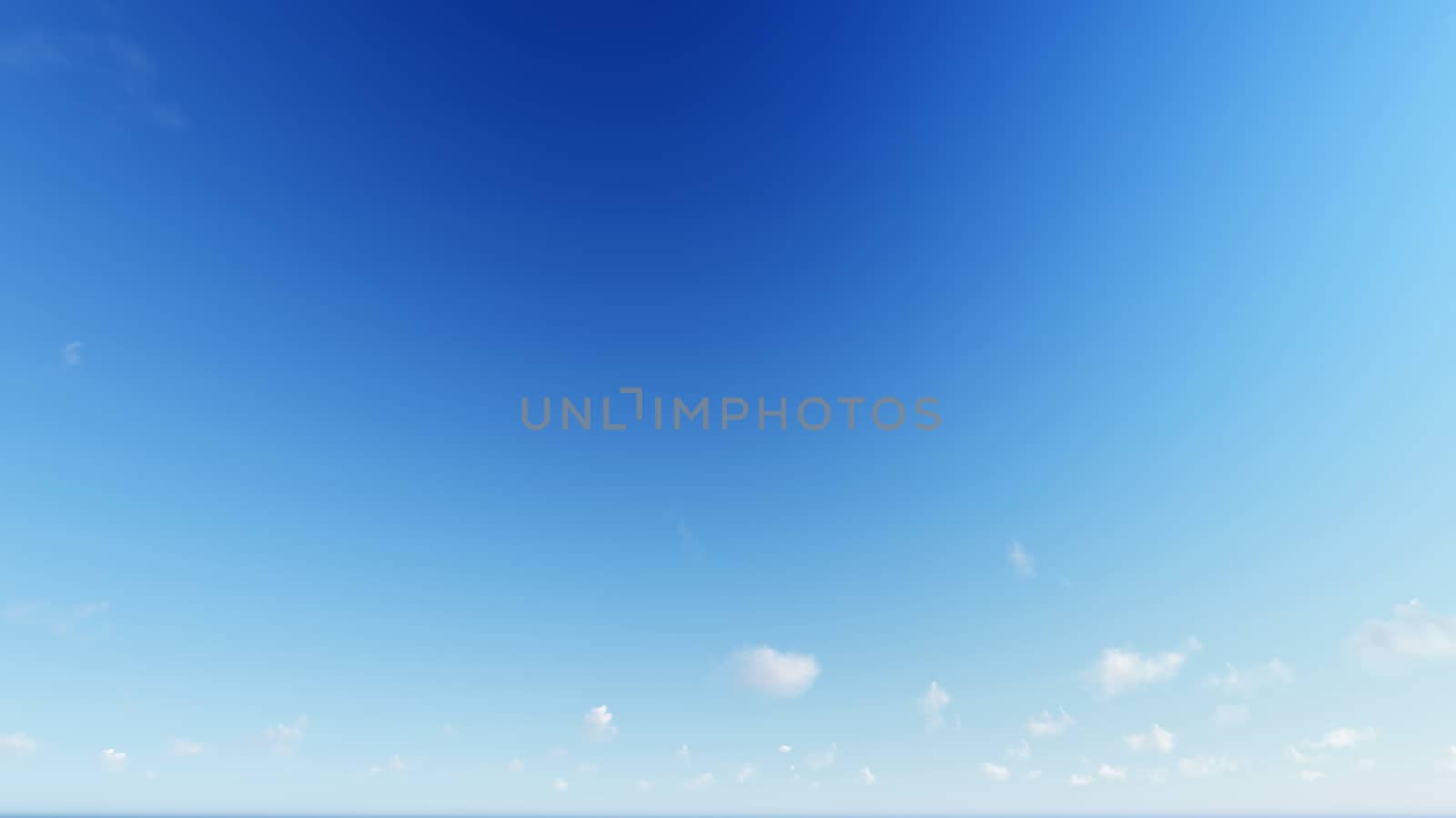 Cloudy blue sky abstract background, blue sky background with tiny clouds, 3d rendering

