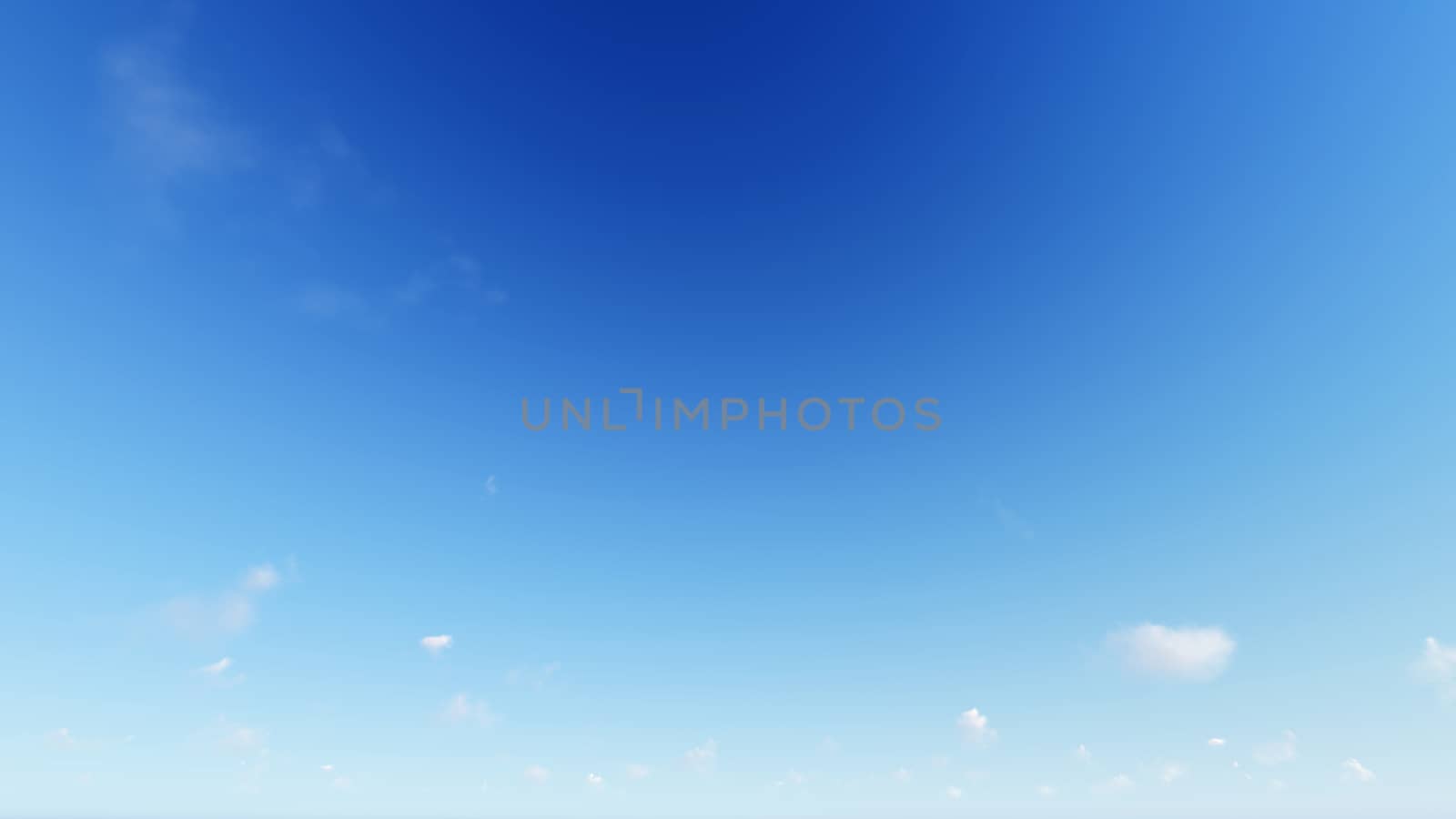 Cloudy blue sky abstract background, blue sky background with tiny clouds, 3d rendering

