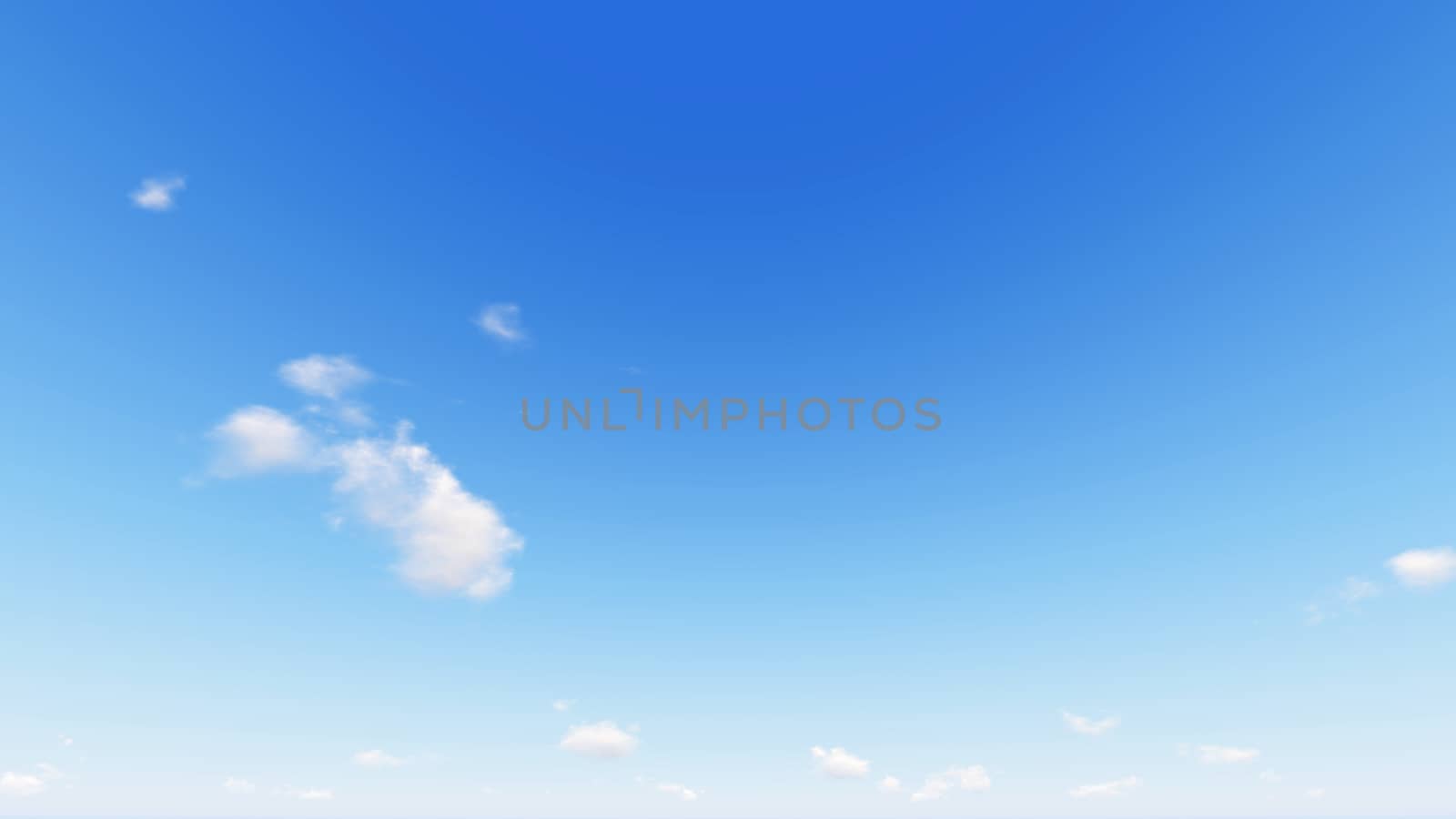 Cloudy blue sky abstract background, blue sky background with tiny clouds, 3d rendering

