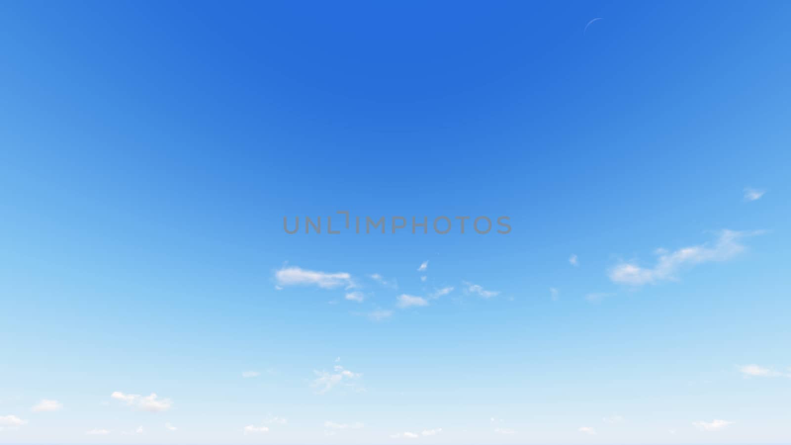 Cloudy blue sky abstract background, blue sky background with tiny clouds, 3d rendering

