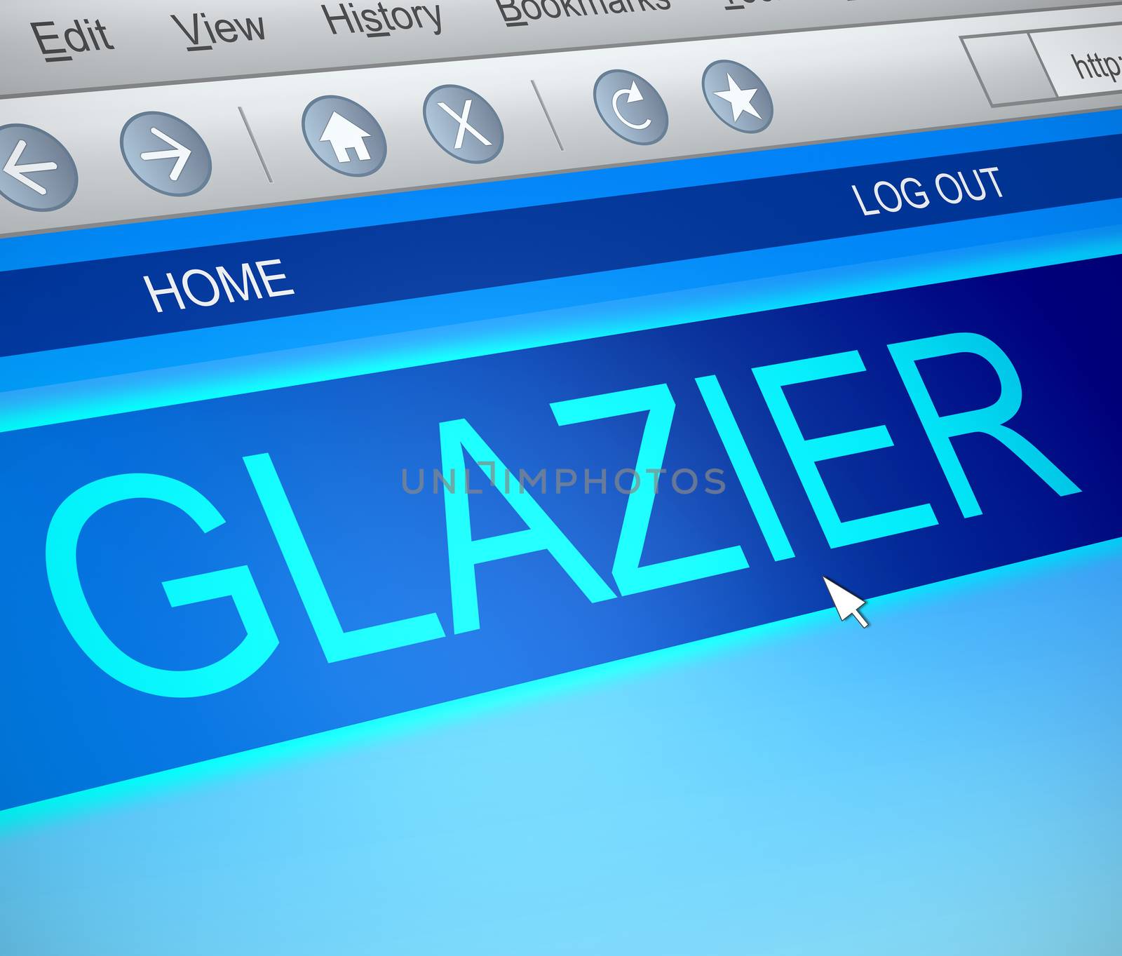 Glazier online concept. by 72soul