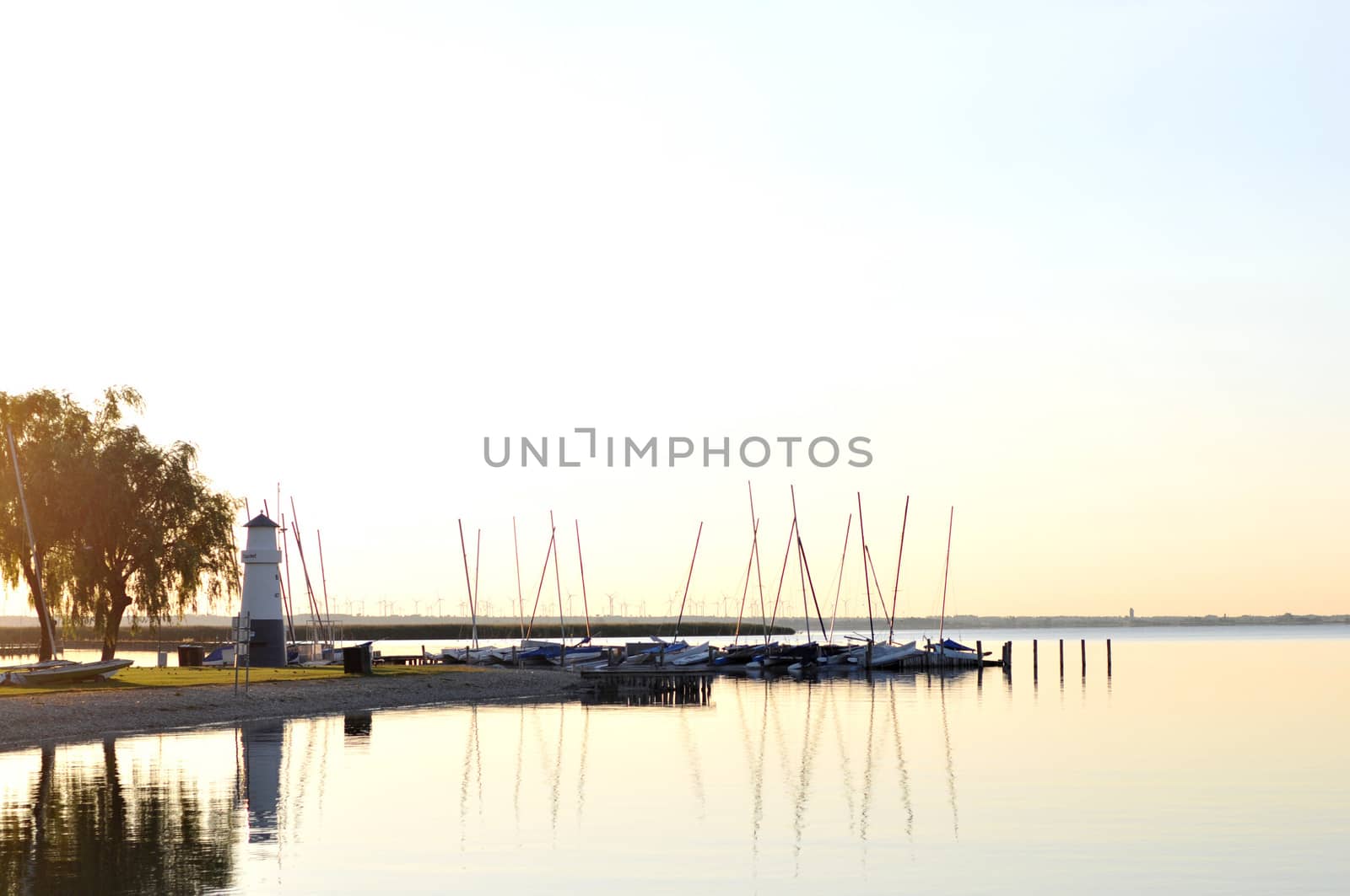 Sunrise over the lake