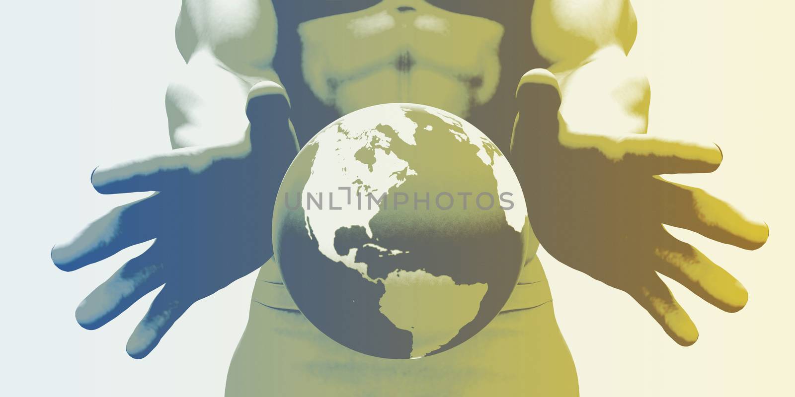 Global Network Connection and Integrated System art