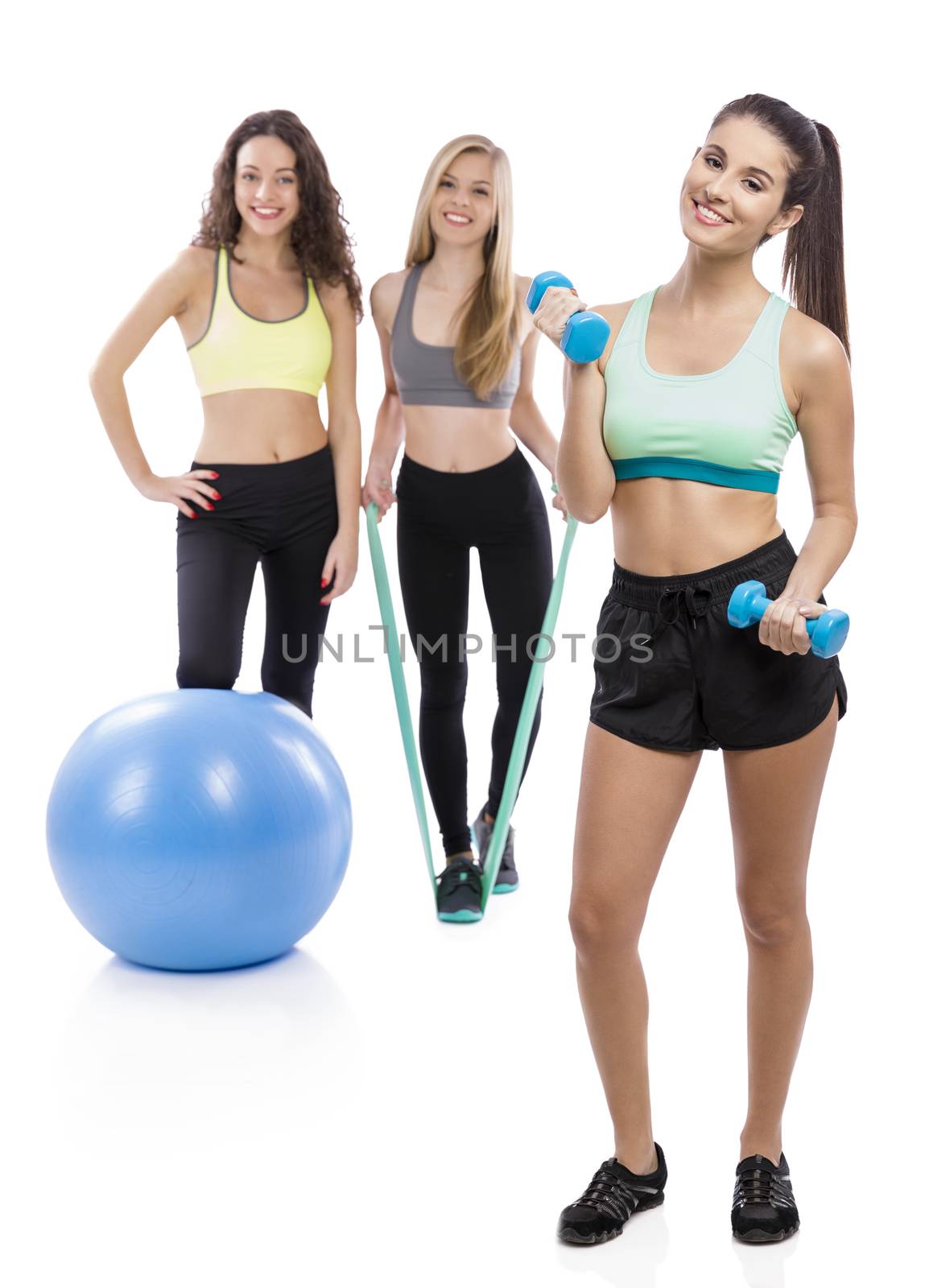 Girls in the Gym by Iko