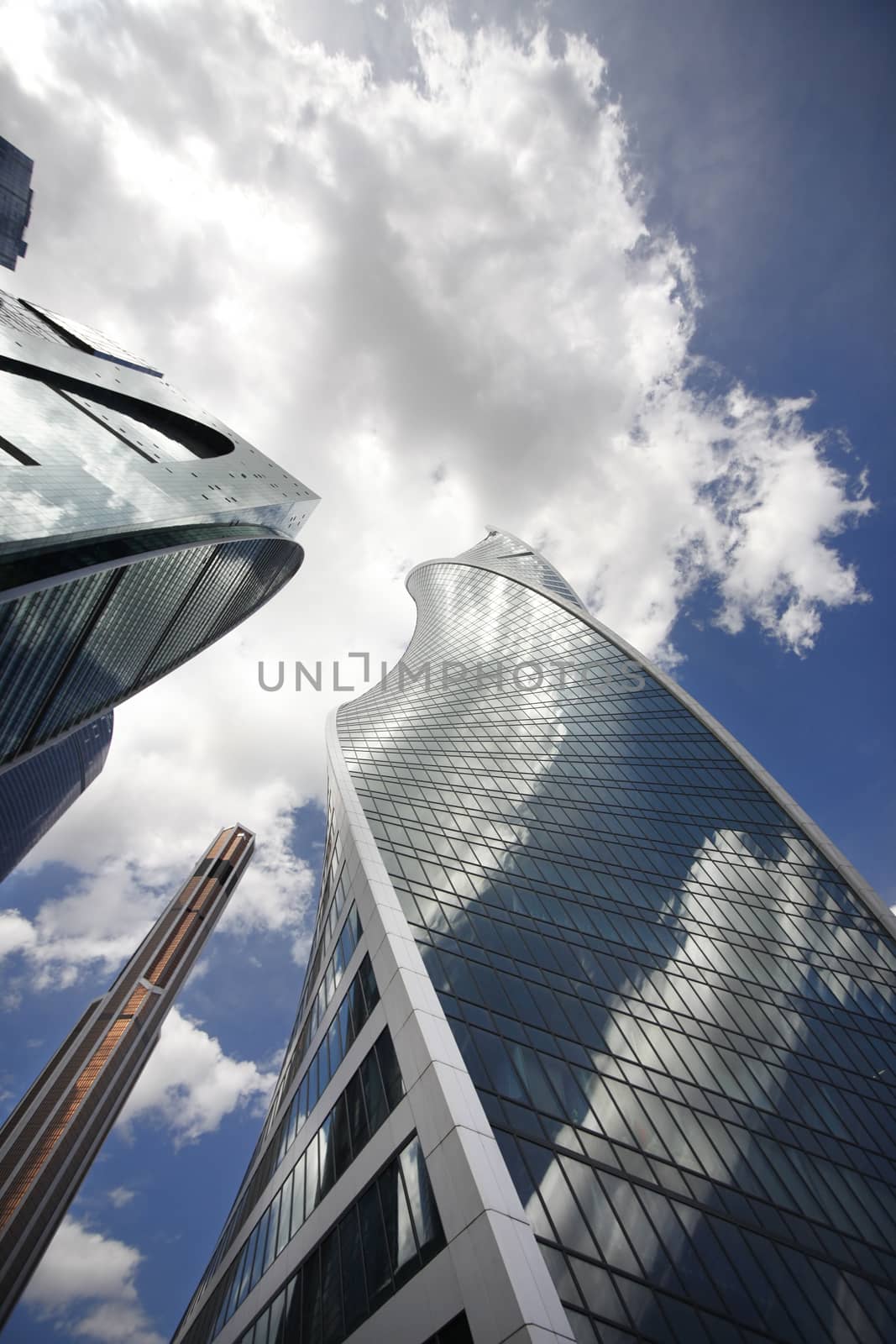 Moscow, Russia - June 10, 2016: Moscow City. View of skyscrapers Moscow International Business Center.