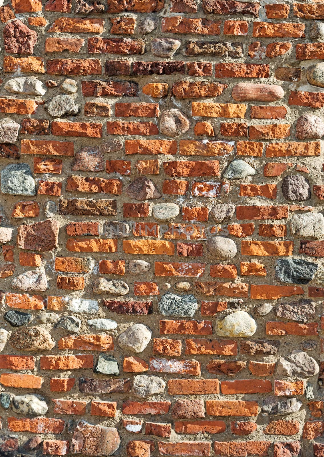 Red brick wall background