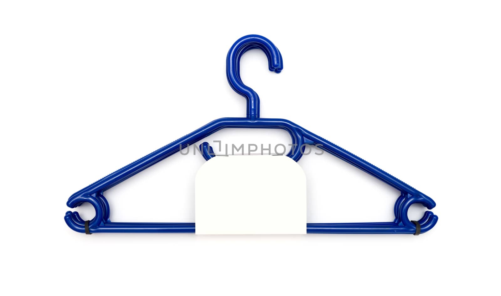 pack of new clothes hanger isolated on white background by DNKSTUDIO