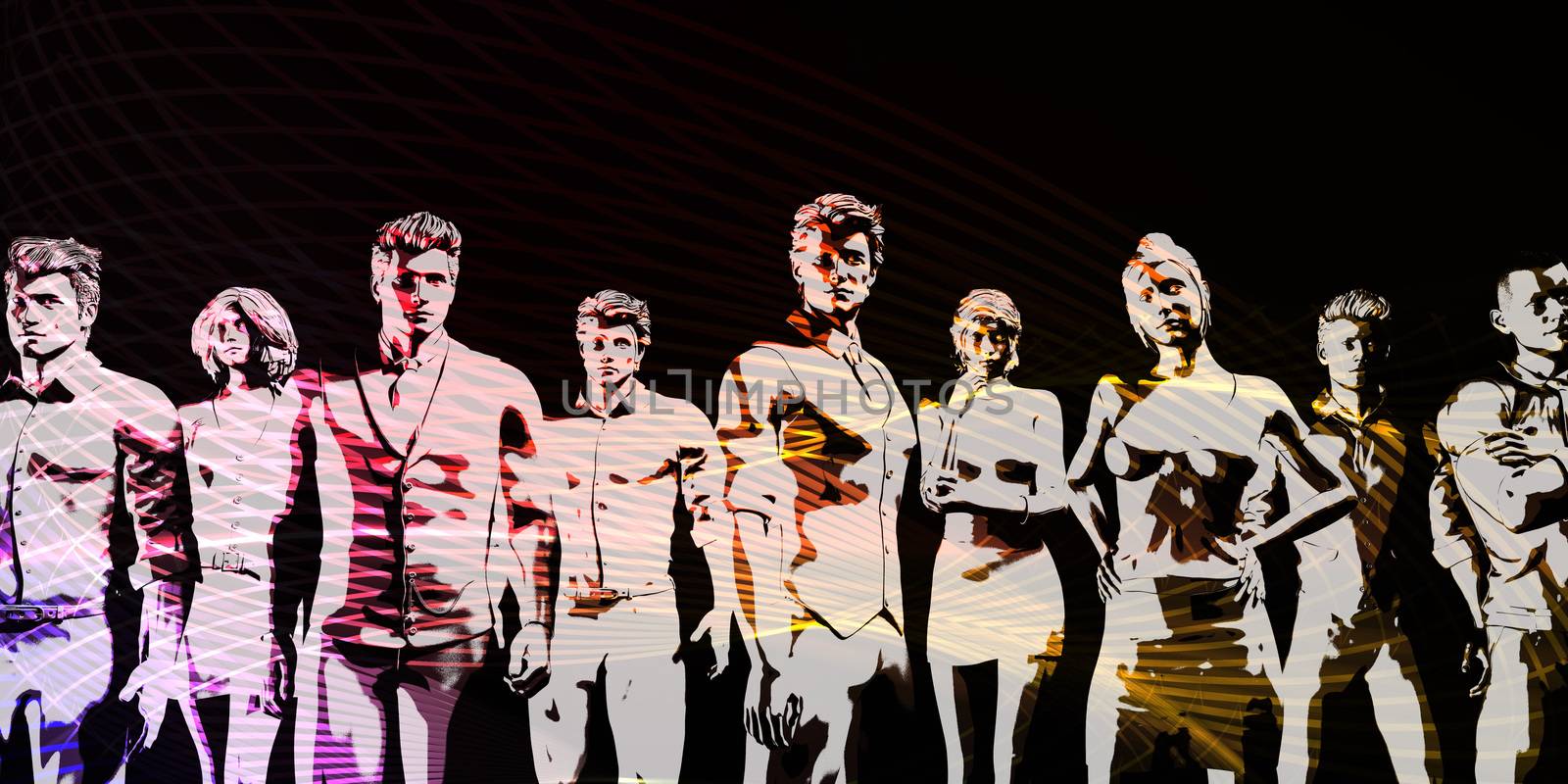 Human Resources Management Manpower Workforce Concept Art