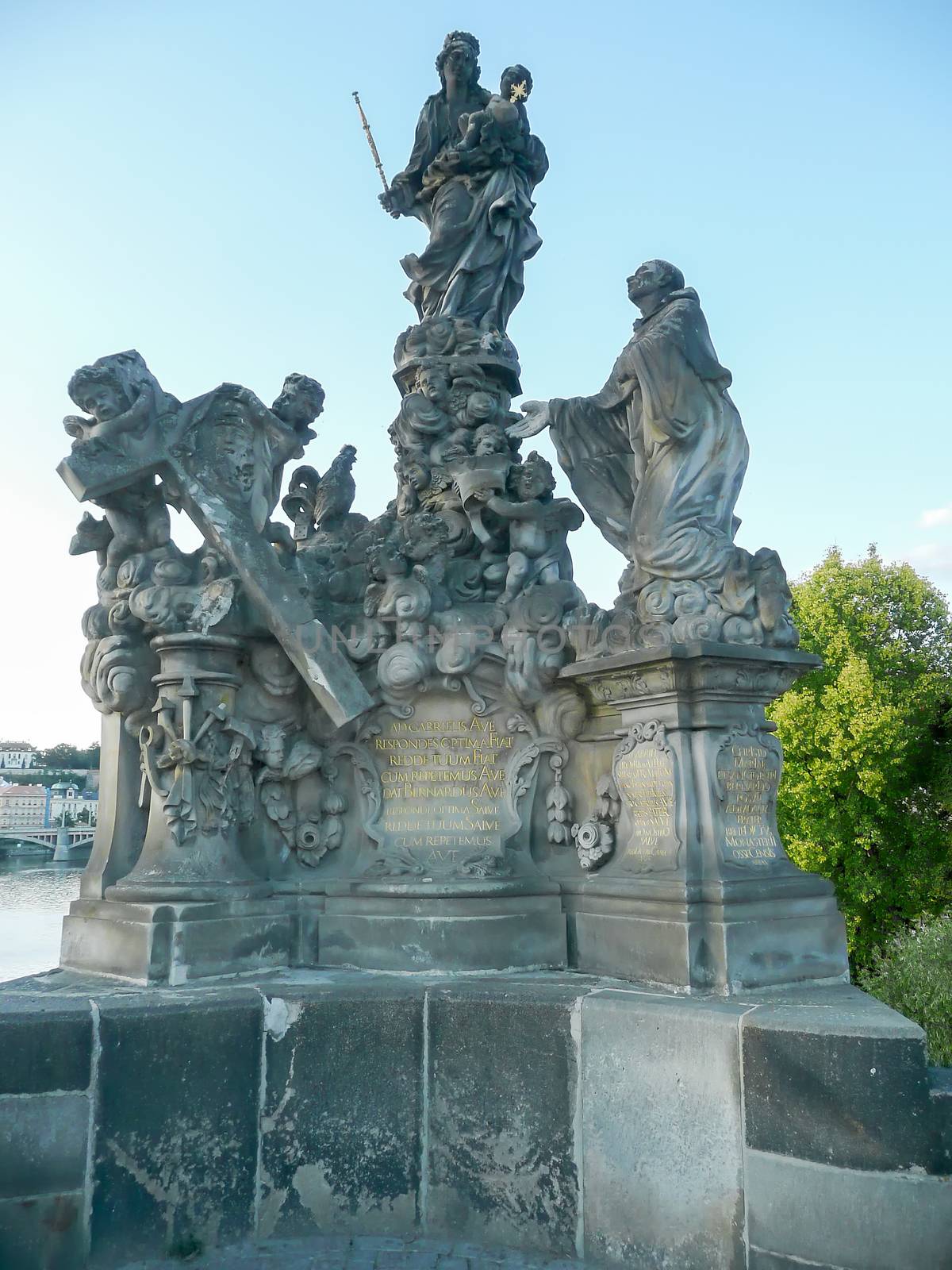 Statue on the Charles Bridge, Prague, Czech Republic