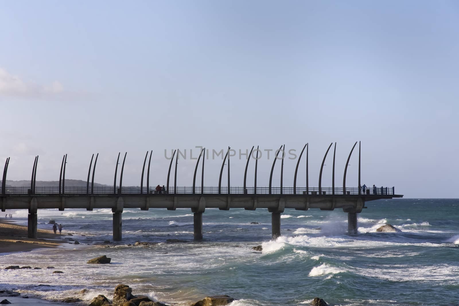 Pier at Umhlanga Rocks in Durban, South Africa