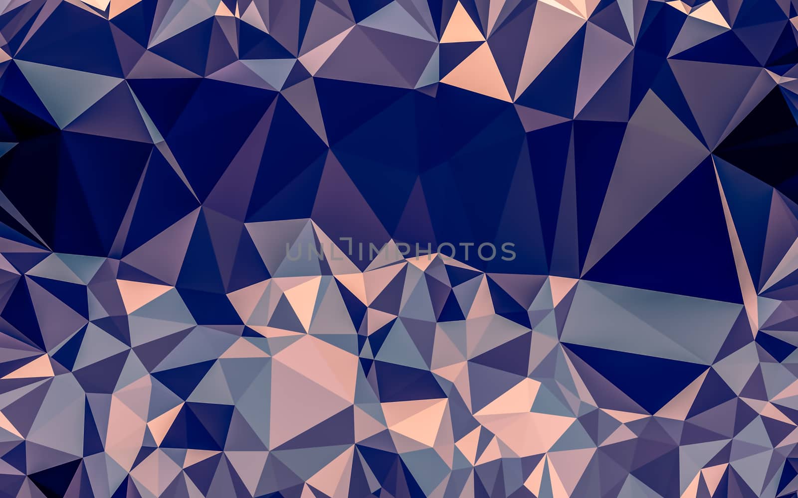 Abstract low poly background, geometry triangle, mosaic pastel color background