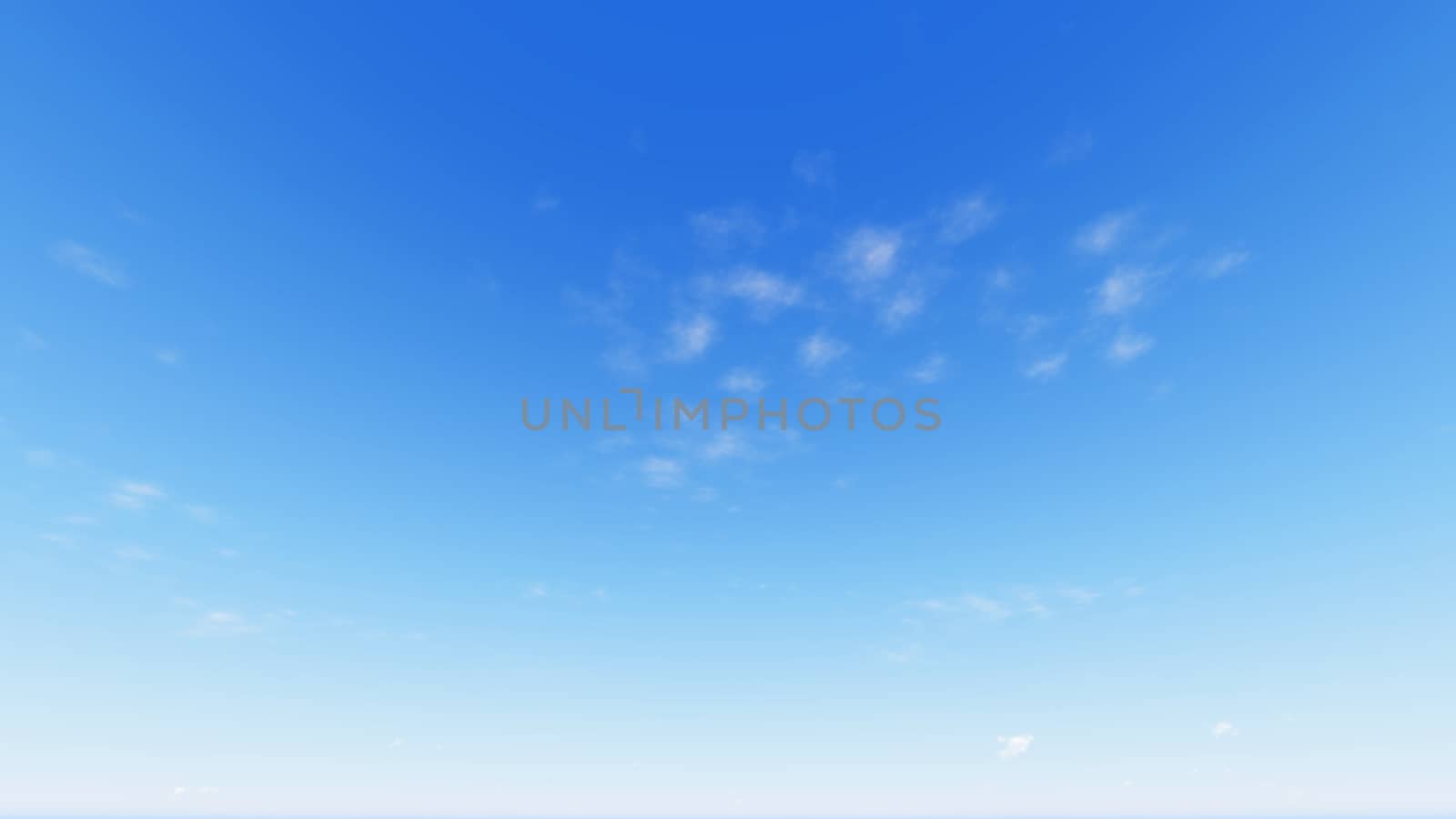 Cloudy blue sky abstract background, blue sky background with tiny clouds, 3d rendering

